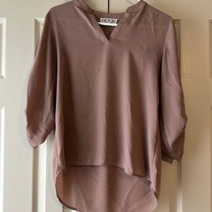 Pink/beige blouse